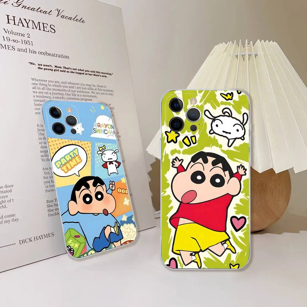 Lovely Crayon ShinChan Phone Case For iPhone