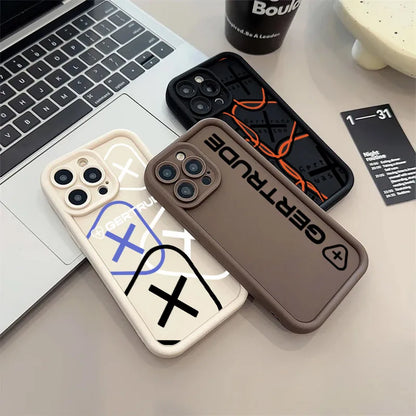 Fashion Luxury For Gertrudes Silicone Case For  iPhone
