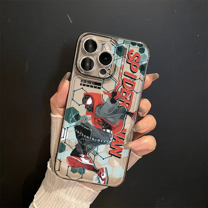 Super Cool Spider Man Couple Phone Case For iPhone