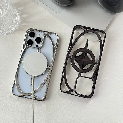 Hollow Planet Star Magnetic Phone Case