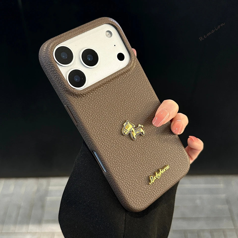 Luxury Leather Phone Case For iPhone