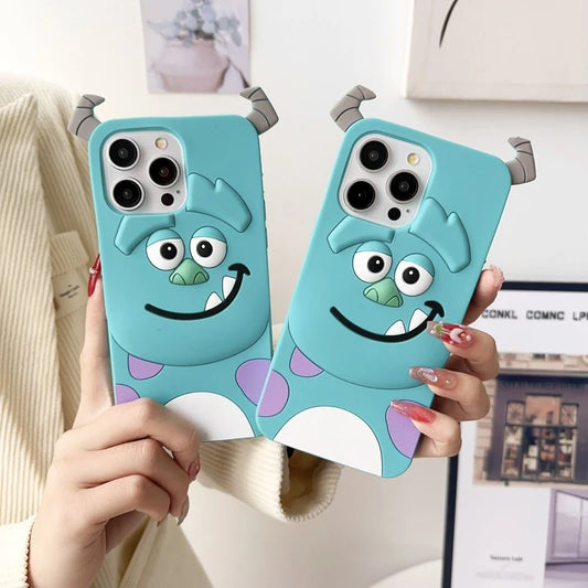 3D Sulley Monster Cartoon Silicon Soft Back Phone Case