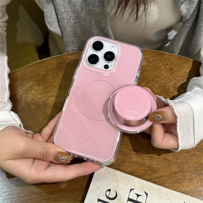 Fashion Macaron Cute Color Magnetic Phone Case