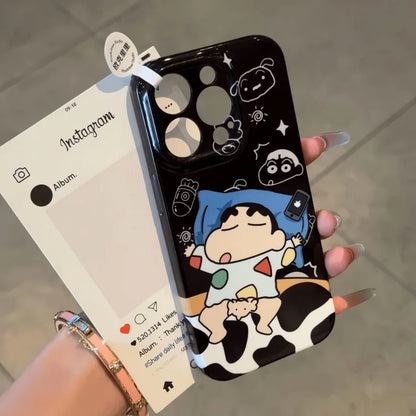 Good Night Crayon Shin-Chan Phone Case For iPhone