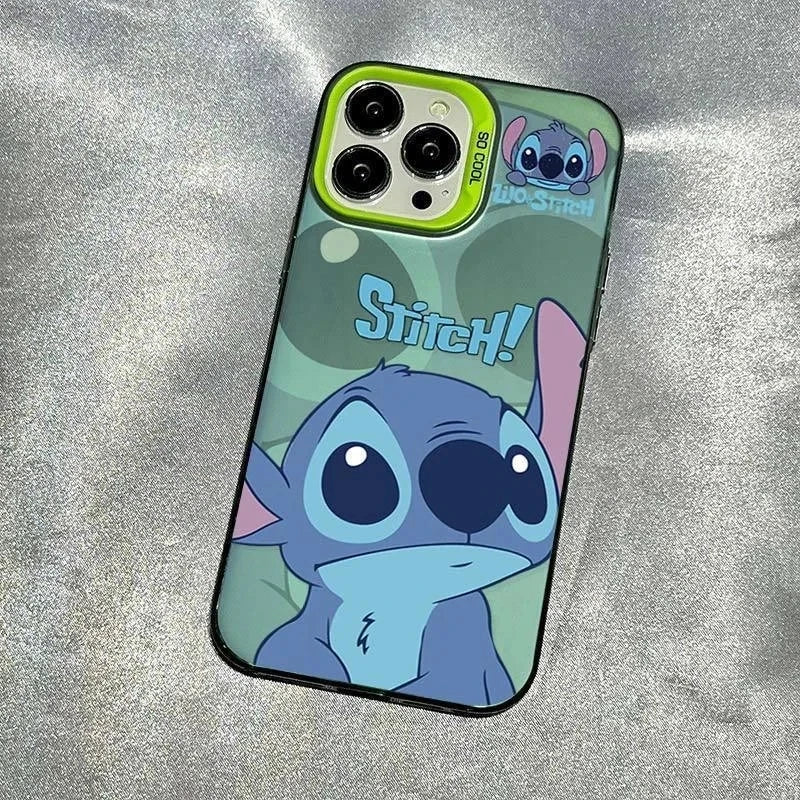 Stitch Big Eye Cute Phone Case For iPhone