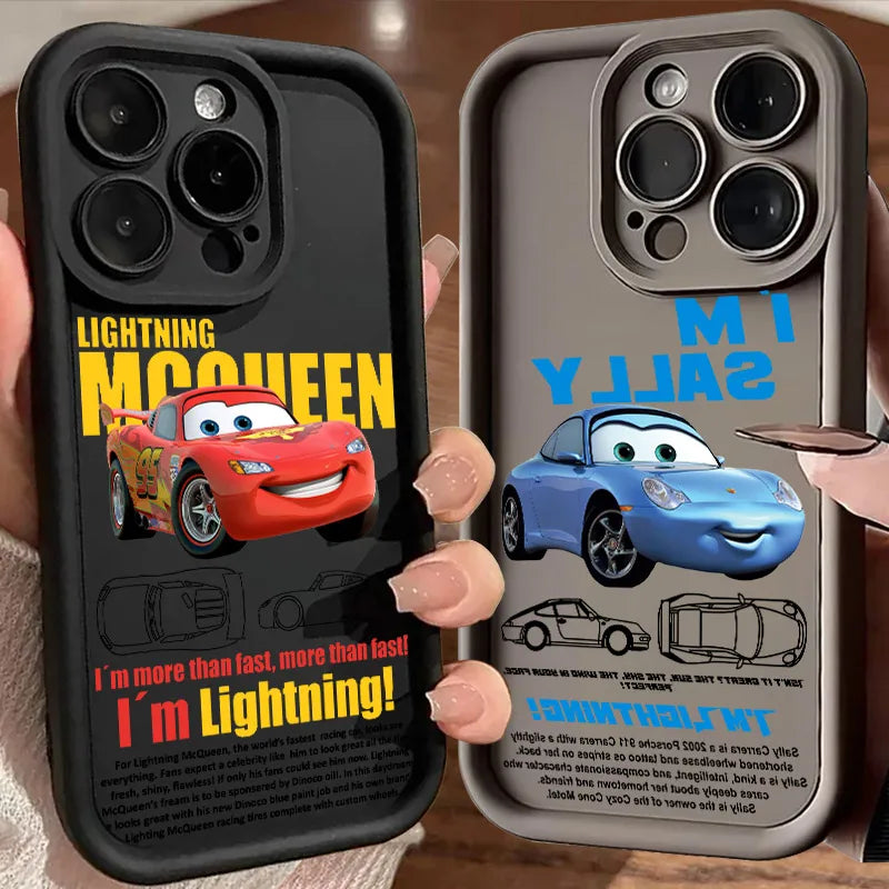 Lightning McQueen Sally Disney Phone Case For iPhone