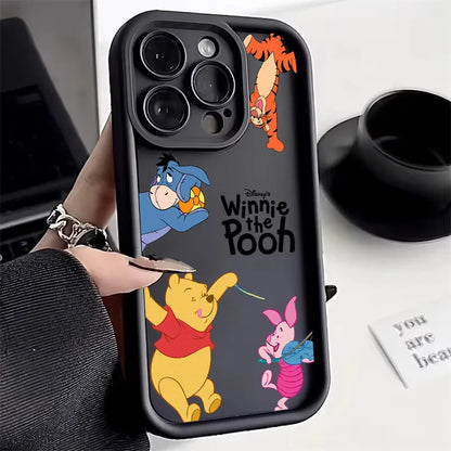 Winnie Piglet Tigger Cartoon Phone Case For iPhone