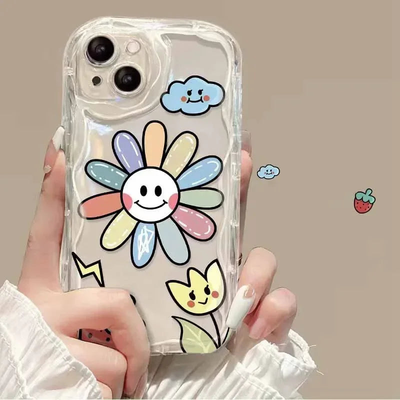 3D Flower Fruit Phone Case For IPhone