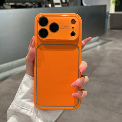 Fashion Candy Color Large Window Matte Case  For iPhone