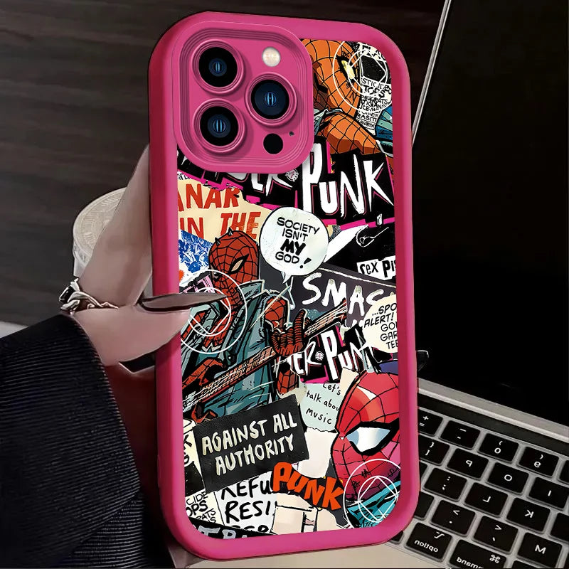 Cool Marvel Spider Man Comic For iPhone Phone Case