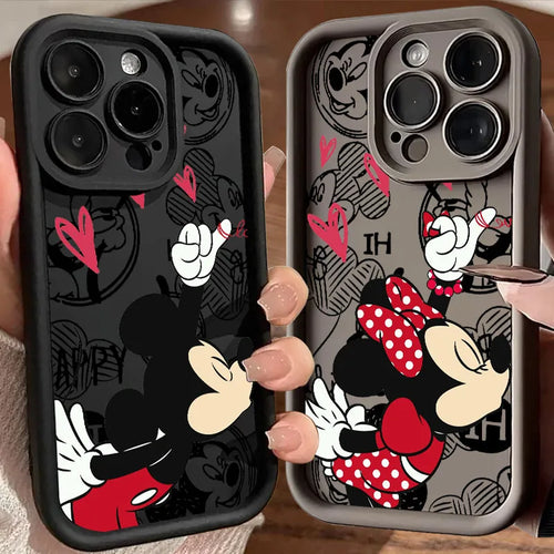 Disney Minnie Mickey Mouse Love Phone Case For iPhone