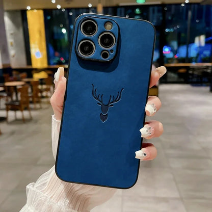 Luxury Cortex Deer Matte Phone Case