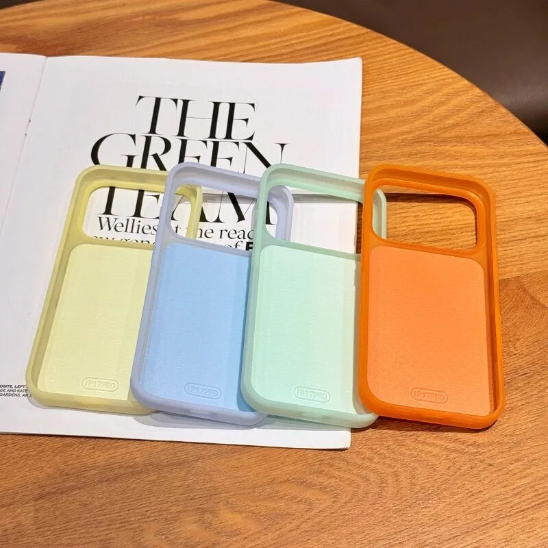 Luxury Matte Jelly Candy Color Case For iPhone