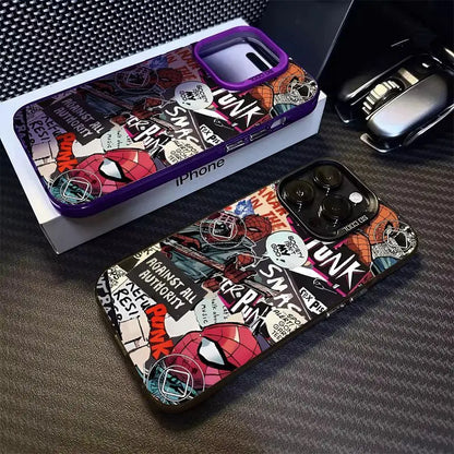 Marvel Spider Man Pictorial Phone Cases For iPhone