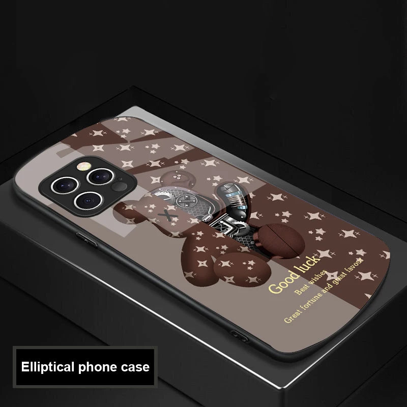 Brown Machine Bear For iPhone