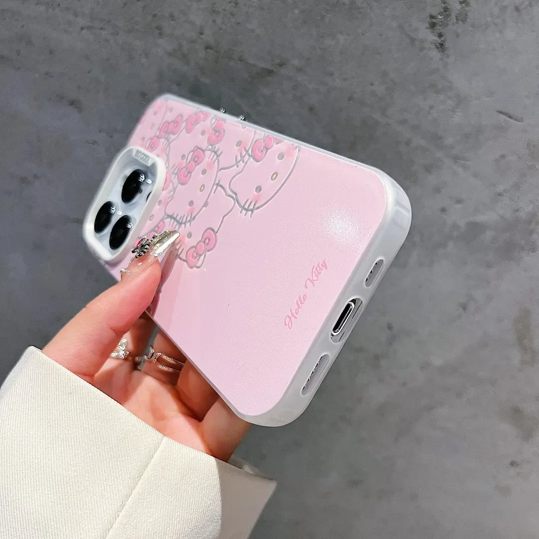 Hello Kitty Full Screen Face Phone Case For iPhone