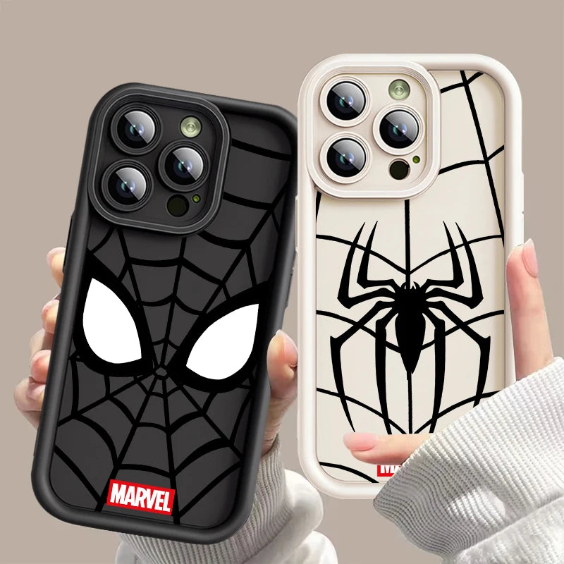 Hot Marvel Spider Man Silicone Soft Phone Case For iPhone