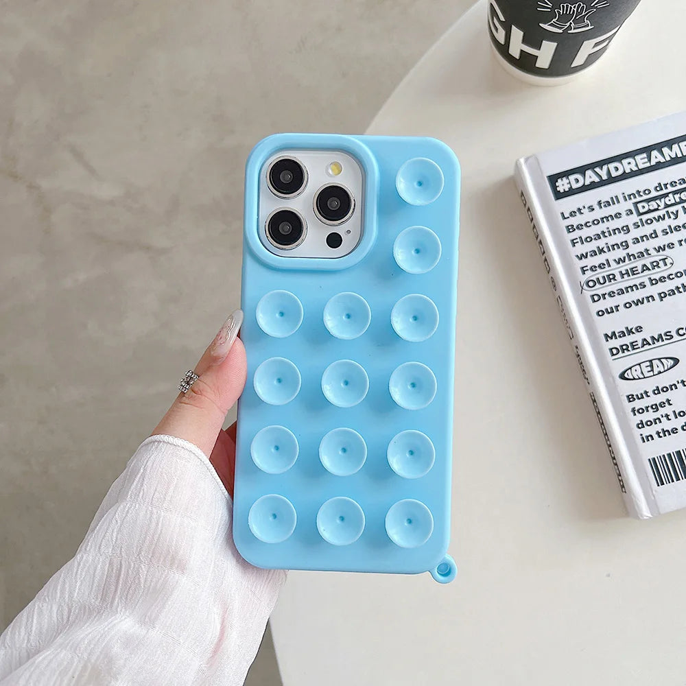 Suction Cup Soft Silicone Phone Case