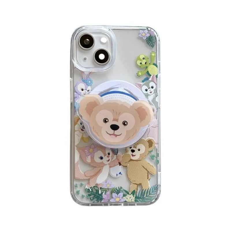 Disney LinaBell CookieAnn Duffy Mobile Phone Case Magnetic Holder Available For iPhone