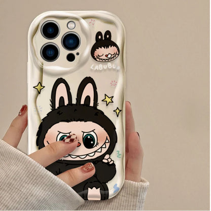 Funny Cute Labubu 3D Clear Phone Case