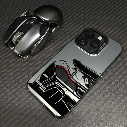 Male Men Sports Car Cartoon Line Coque For iPhone