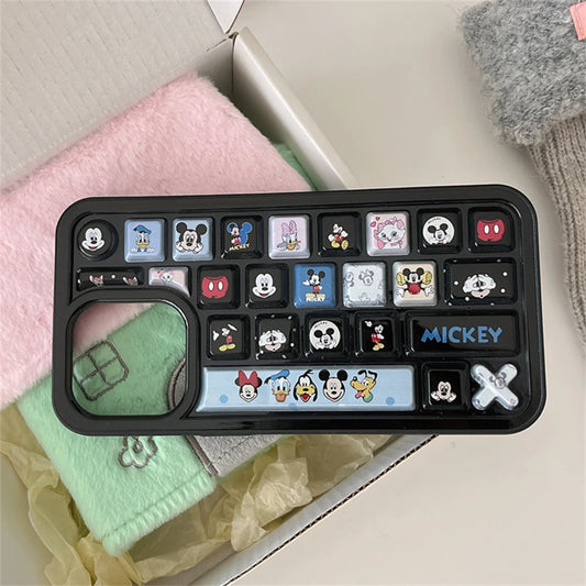 Creative Keyboard Pattern Cute Cartoon Color Phone Case