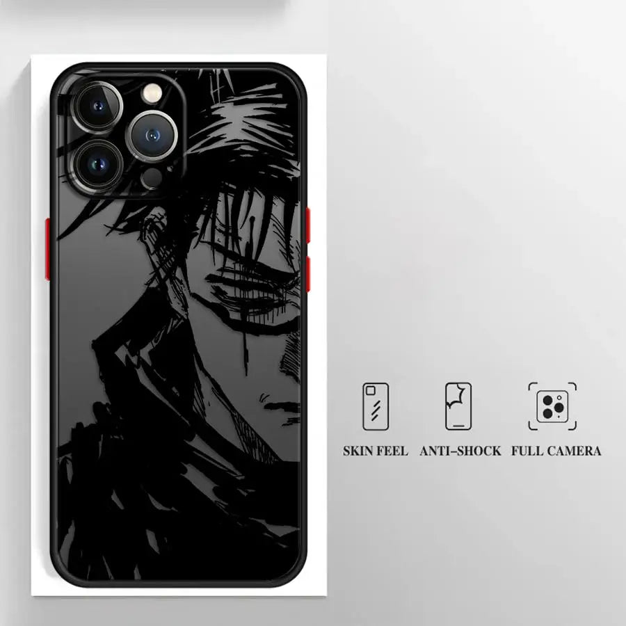 Anime Sukuna Jujutsus Kaisen Soft Cover Case For iPhone