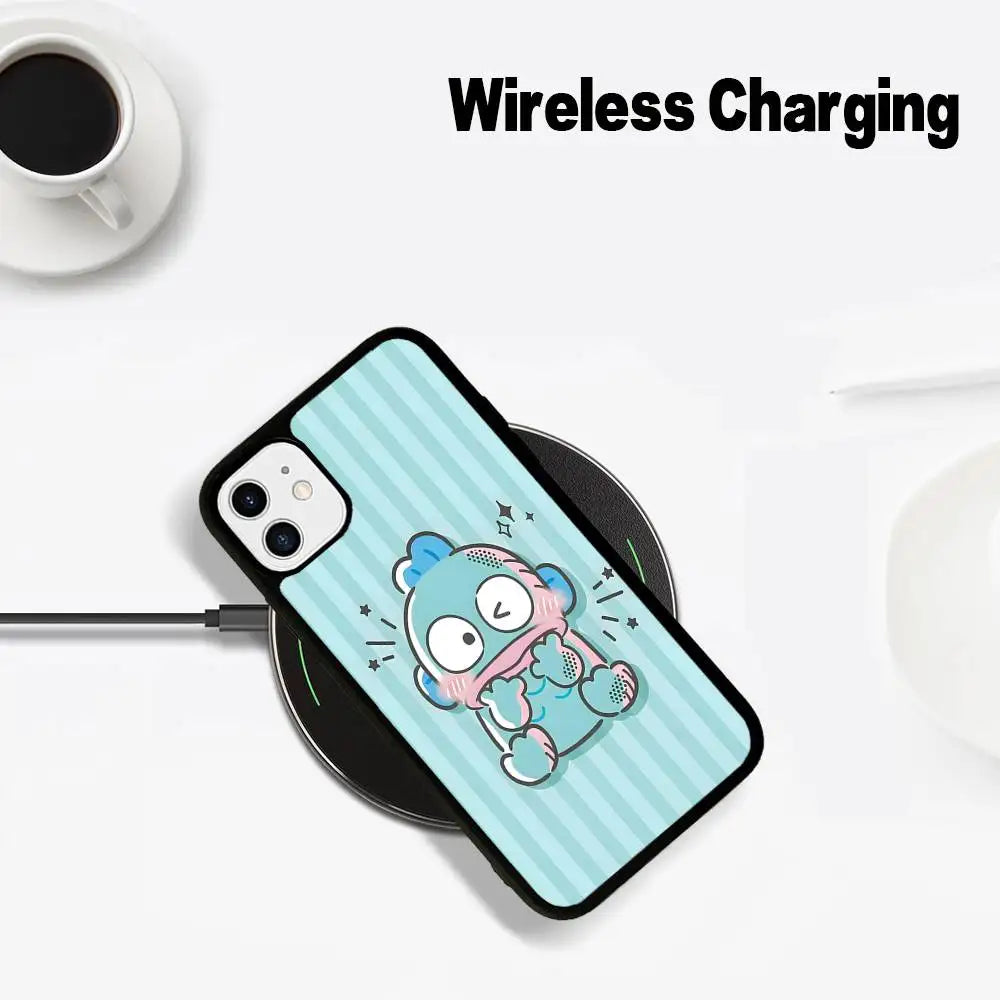Cute Cartoon Hangyodon Phone Case Magnetic Case For iPhone
