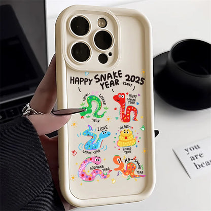 Snake Silicone Soft Shockproof Bumper Cover Phone Case