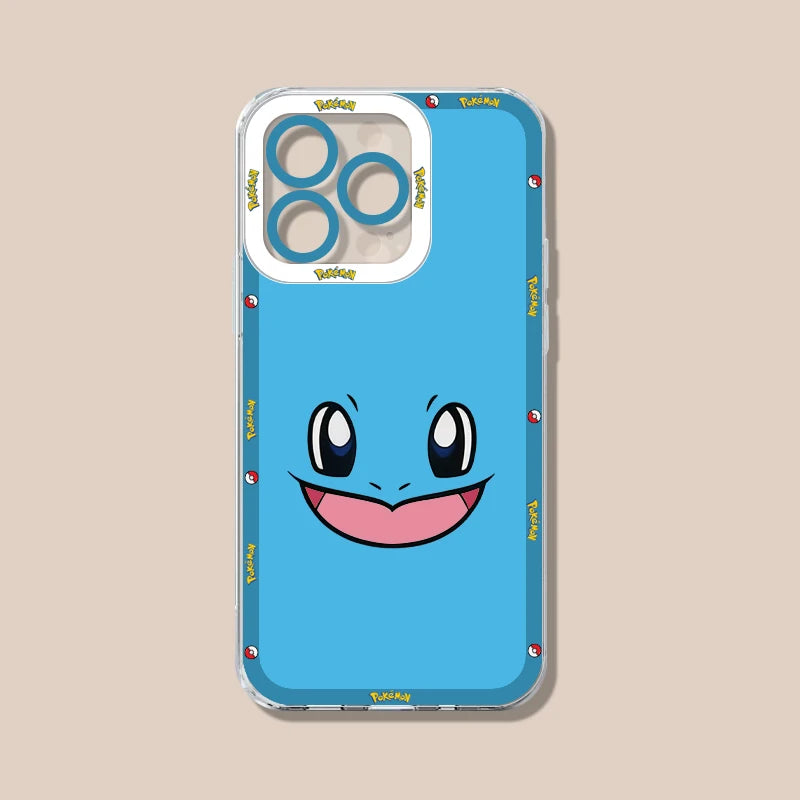 Pikachu Gengar Charmander Squirtle Cute Case For iPhone