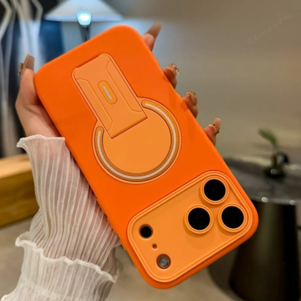 Official Stand Magnetic Phone Case For iPhone