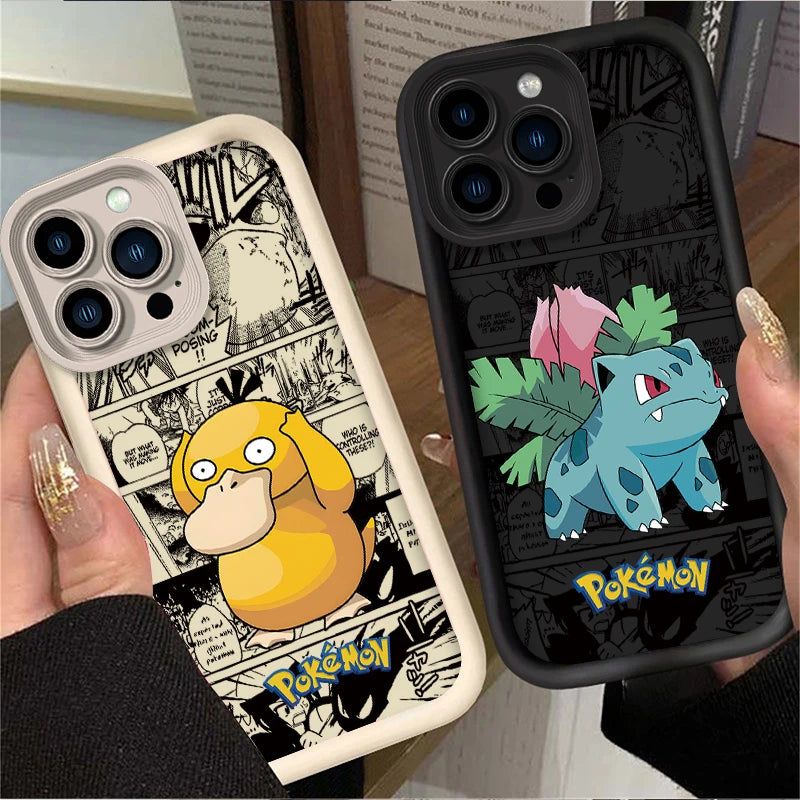 Cartoon Pokemon Phone Case For iPhone