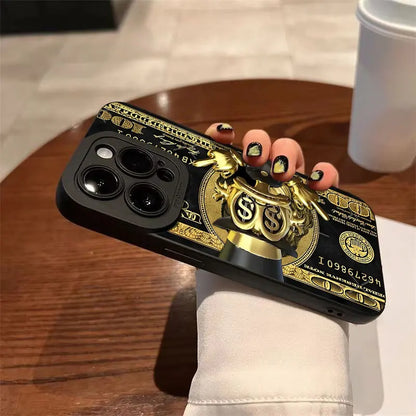 Popular USD Dollar Design Silicone Phone Case For iPhone