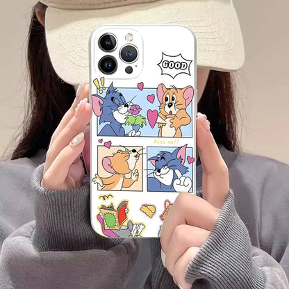 Lovely Cartoon For TomsJerrys Phone Case For iPhone