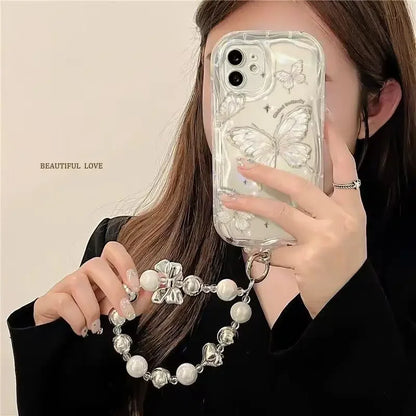 Flower Bracelet Chain Phone Case For IPhone