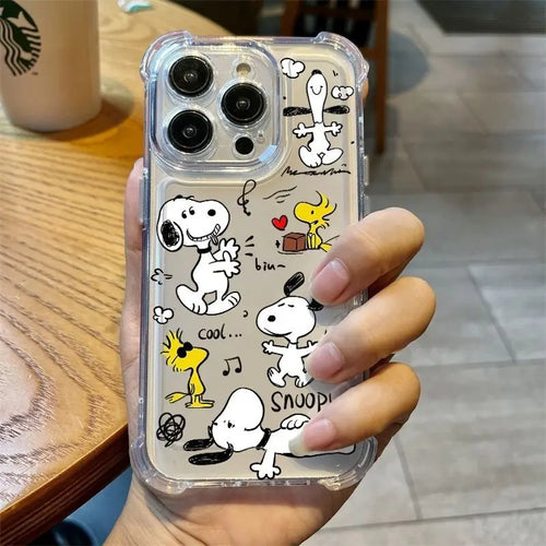 Anime Snoopy Phone Case Protective Cover For iPhone