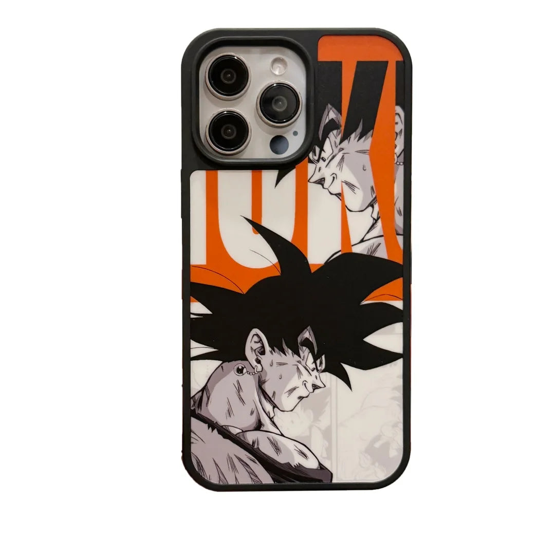 3D Dragon Ball Son Goku Vegeta Phone Case For iPhone