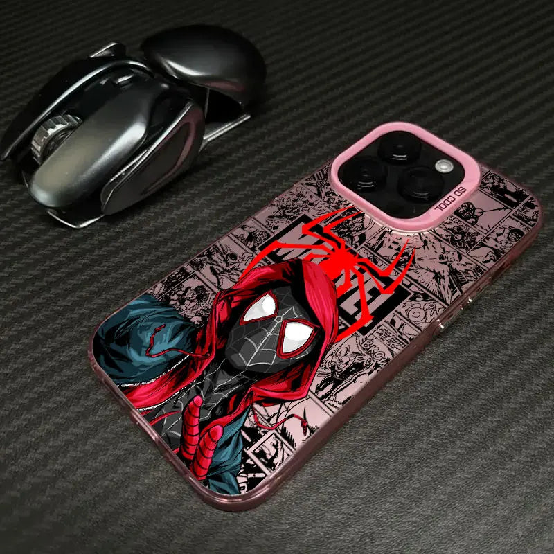 Spider Gwen Spiderman Miles Morales Marvel Phone Case For iPhone