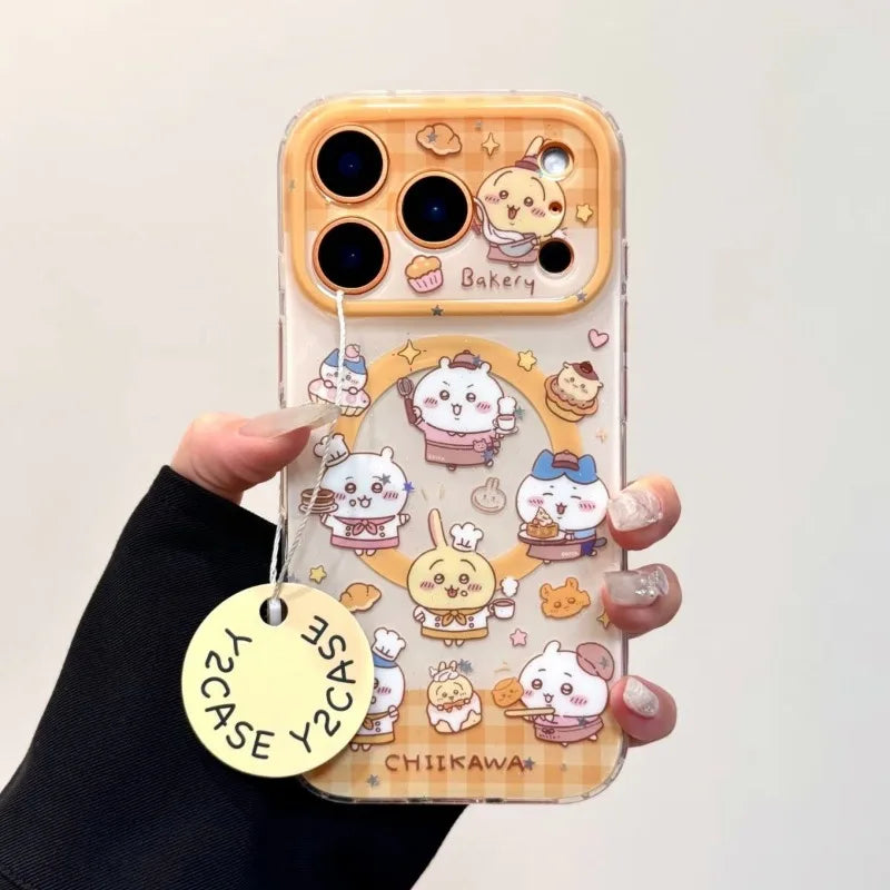 Anime Chiikawa Usagi cartoon Magnetic holder Suitable For iPhone