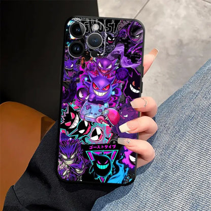 Hot Pokemon Gengar Funda Phone Cover Phone Case For Apple iPhone