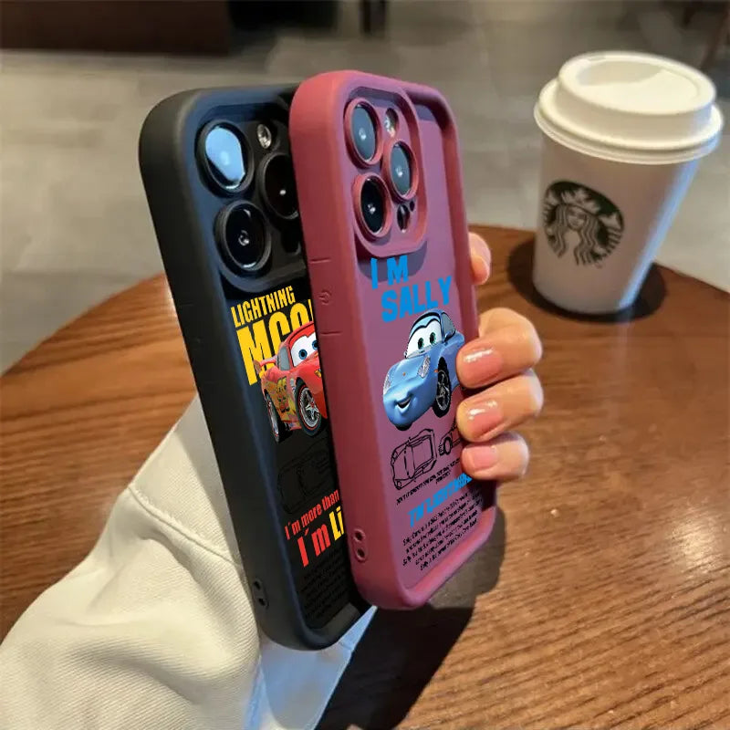 Lightning McQueen Sally Disney Phone Case For iPhone