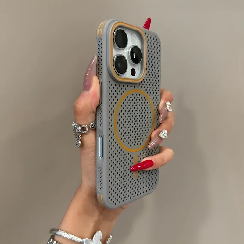 Luxury Magsafe Heat Dissipation Candy Phone Case