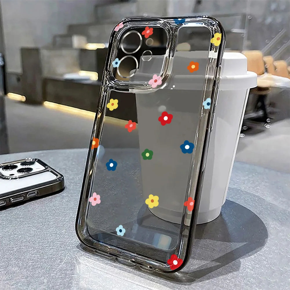 Love Heart Clear Shockproof Cover Phone Case