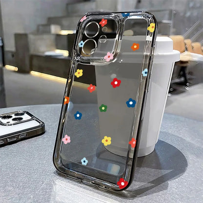 Love Heart Clear Shockproof Cover Phone Case