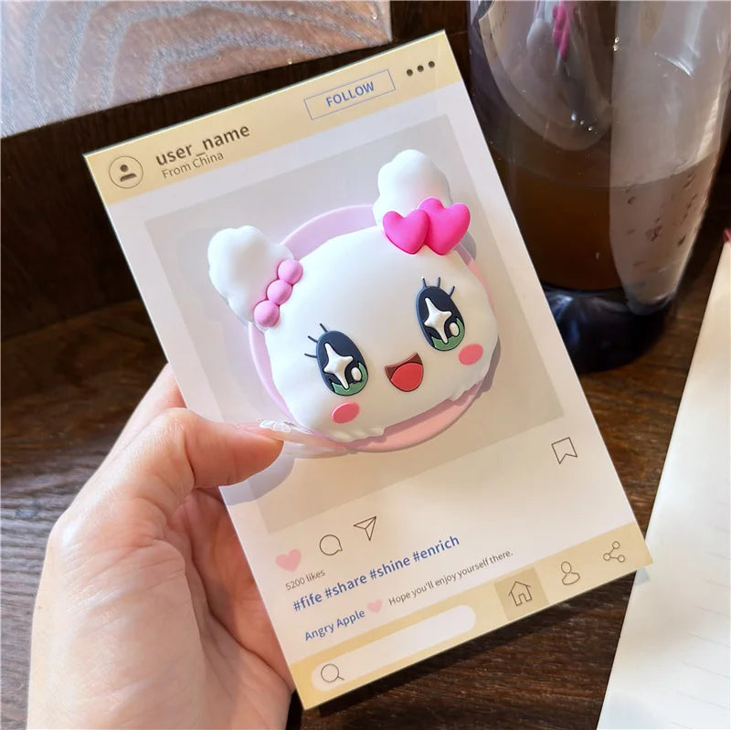 Kawaii Cartoon Animal Magnetic Stand Holder Phone Case