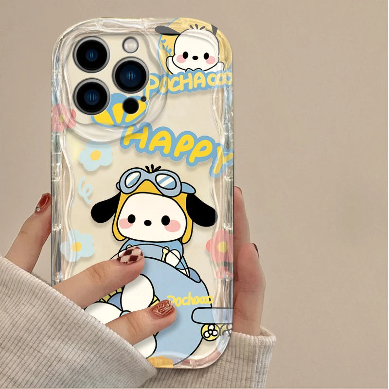 Cute Cartoon Pochacco Phone Case For iPhone