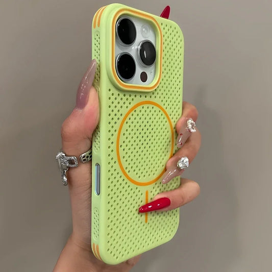 Luxury Magsafe Heat Dissipation Candy Phone Case