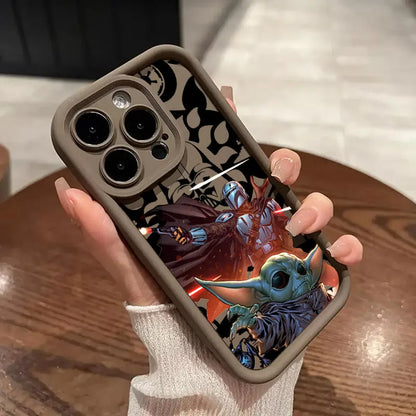 Stars Wars Baby Yodas Phone Case For iPhone