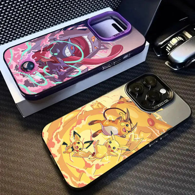 Pokemon Gengar Pikachus Eeveelutions Anime Coque Phone Case