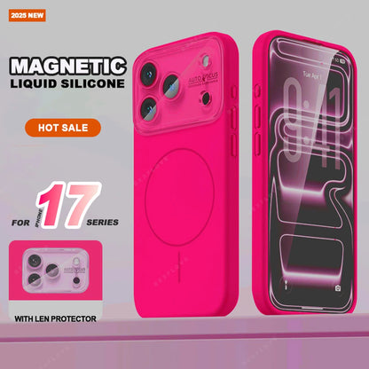 Big Window Magnetic Phone Case For iPhone